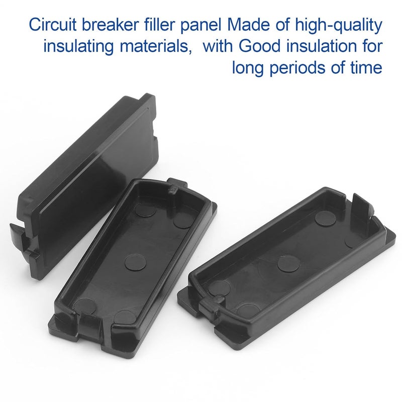 Pongle Circuit Breaker Filler Plate for Eaton Cutler Hammer Panel, Compatible with BRFPP Circuit Breaker Knockout Filler Plate (Comes with Breaker Box Label) 10 Pack - Image 5